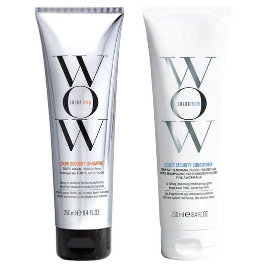 Back label view of WOW Color Dream Clean Shampoo & Conditioner Duo
